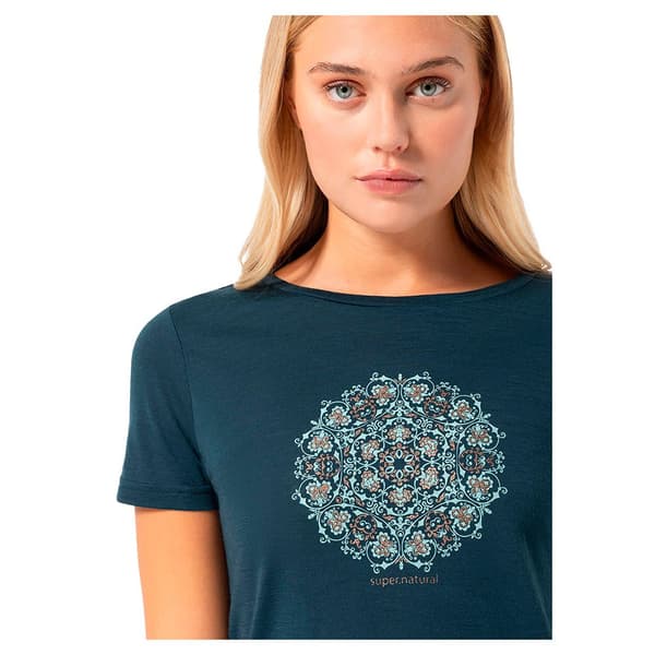 Super.natural Ornament T-shirt Med Korte ærmer Grøn S Kvinde