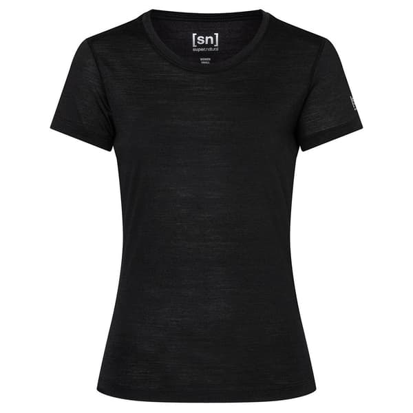 Super.natural Sierra140 T-shirt Med Korte ærmer Sort L Kvinde