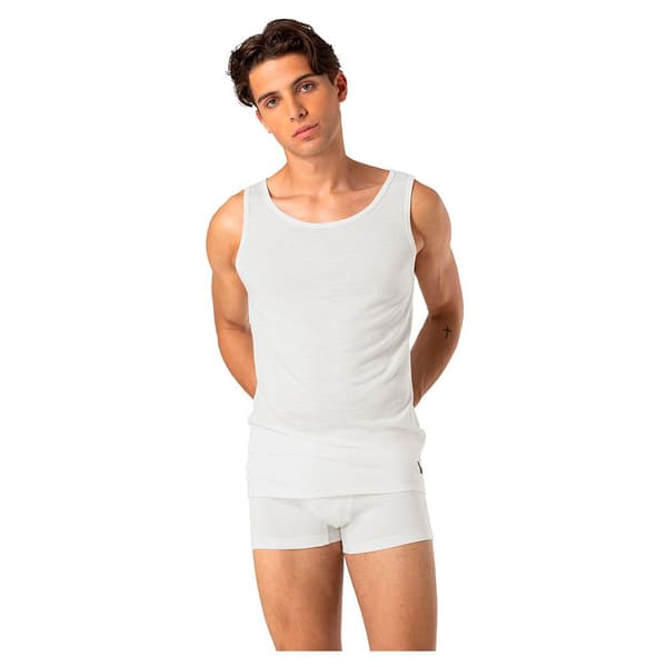 Super.natural Sierra140 ærmeløs T-shirt Hvid M Mand