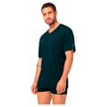 Miniatyrbillede 1 af 3: Super.natural Sierra140 V Neck T-shirt Med Korte ærmer Blå M Mand
