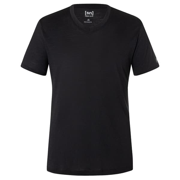 Super.natural Sierra140 V Neck T-shirt Med Korta ärmar Svart XL Man