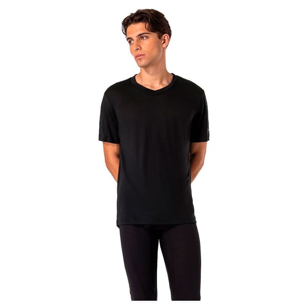 Super.natural Sierra140 V Neck T-shirt Med Korta ärmar Svart XL Man