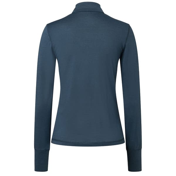 Super.natural Tundra175 Halv Lynlås Langærmet T-shirt Blå XL Kvinde