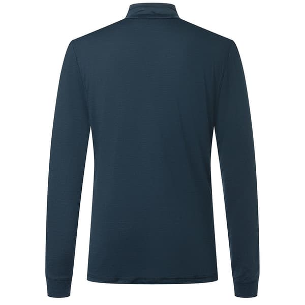 Super.natural Tundra175 Halv Dragkedja Långärmad T-shirt Blå L Man