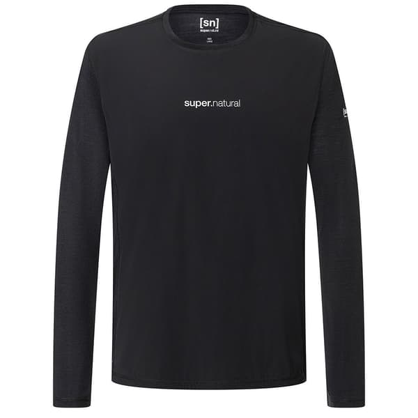 Super.natural Windbreaker T-shirt Med Lange ærmer Sort 2XL Mand