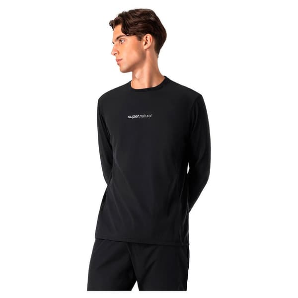Super.natural Windbreaker T-shirt Med Lange ærmer Sort 2XL Mand