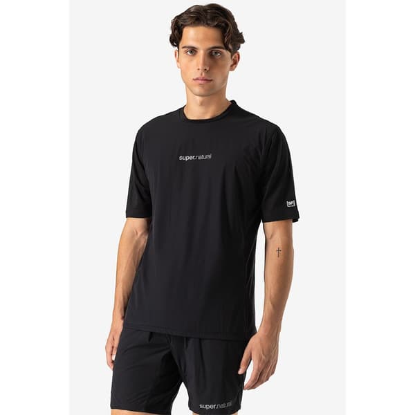 Super.natural Windbreaker T-shirt Med Korte ærmer Sort 2XL Mand