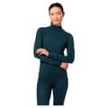 Miniatyrbillede 5 af 5: Super.natural Tundra175 Turtleneck T-shirt Med Lange ærmer Grøn,Blå 2XL Kvinde