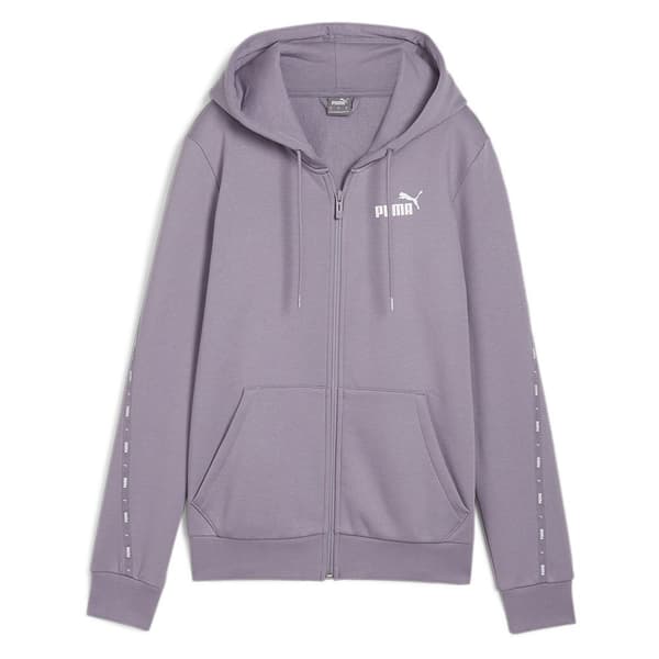 Puma Ess Tape Sweatshirt Med Dragkedja Lila S Kvinna