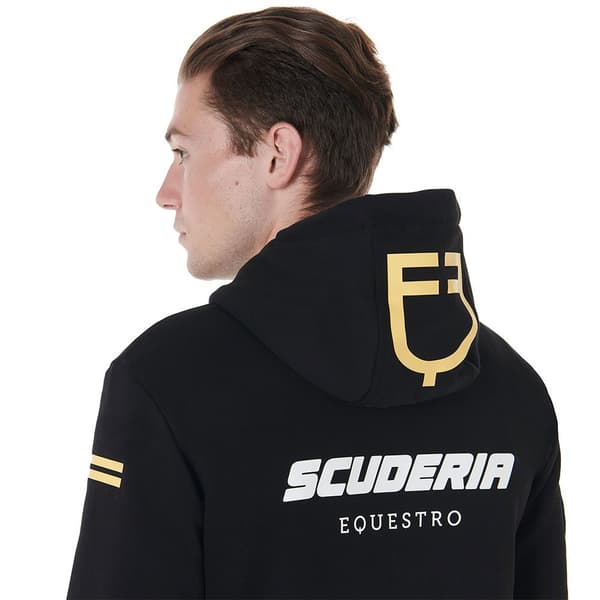 Equestro Scuderia Collection Sweatshirt Med Dragkedja Svart 2XL Man