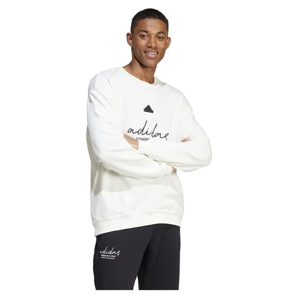Adidas Brand Love French Terry Tröja Vit M / Regular Man