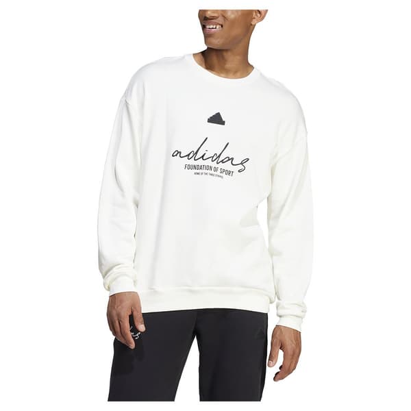 Adidas Brand Love French Terry Tröja Vit M / Regular Man