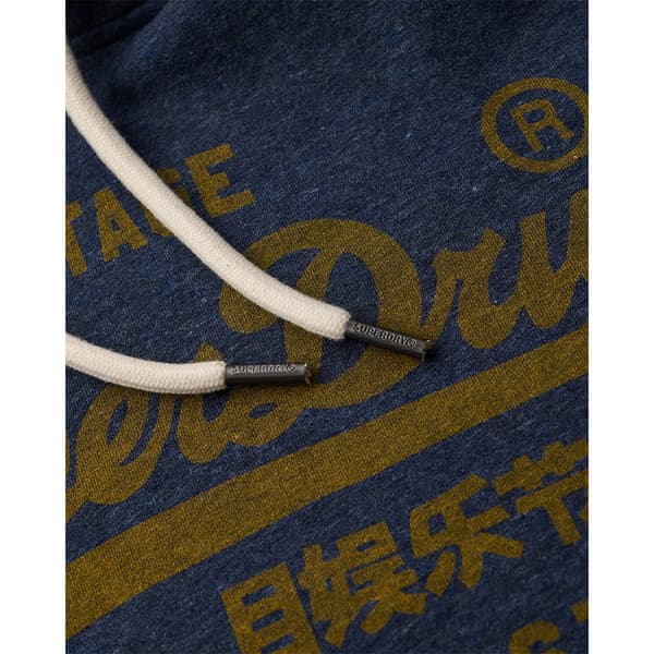 Superdry Classic Vl Graphic Huppari Sininen 2XL Mies