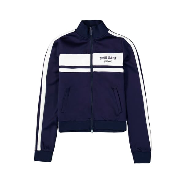 Garcia W42452 Sweatshirt Med Lynlås Blå 14-15 Years Pige