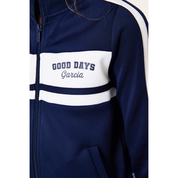 Garcia W42452 Sweatshirt Med Lynlås Blå 14-15 Years Pige