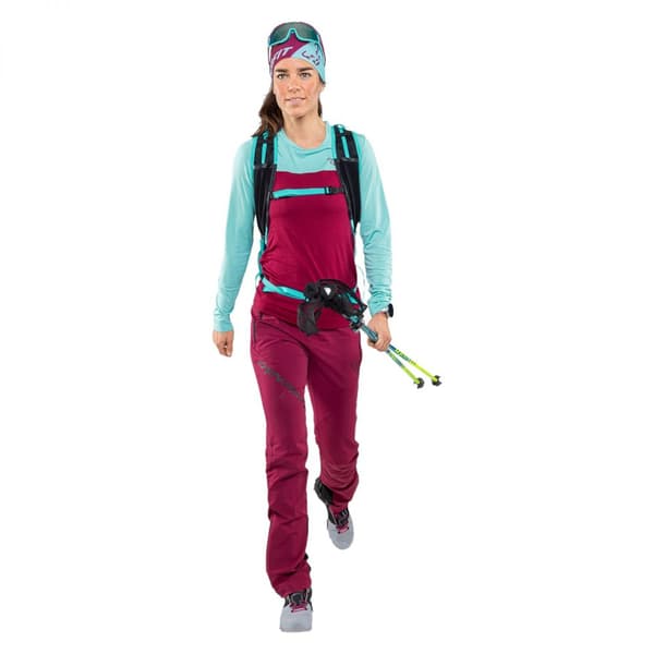Dynafit Traverse S-tech Pitkähihainen T-paita Punainen XS-S Nainen