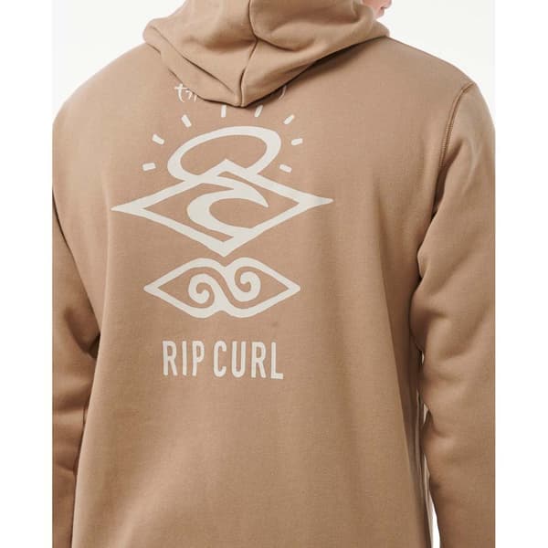 Rip Curl Search Icon Hættetrøje Beige S Mand