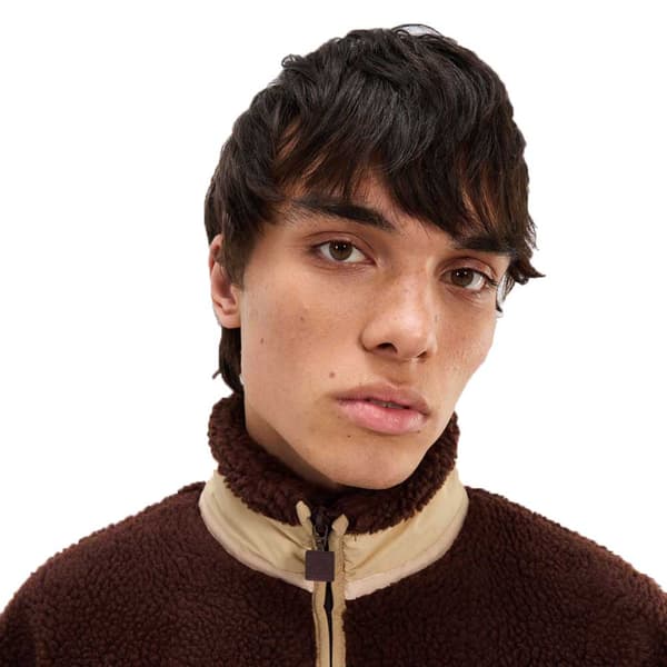 Ellesse Viterbo Sweatshirt Med Dragkedja Brun XL Man