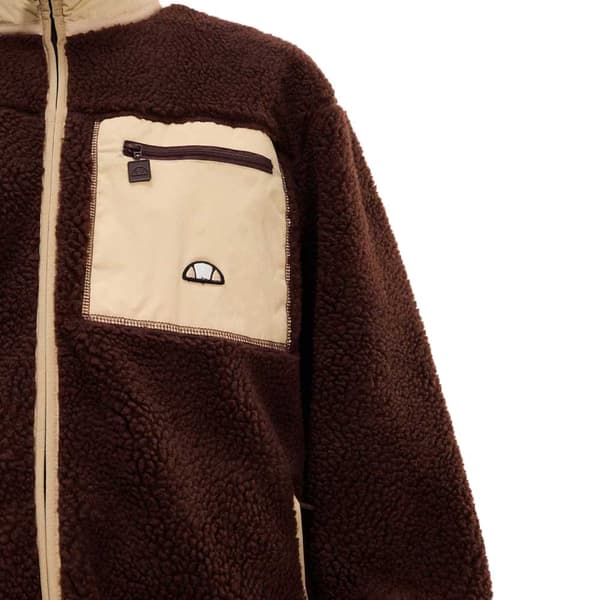 Ellesse Viterbo Sweatshirt Med Dragkedja Brun XL Man