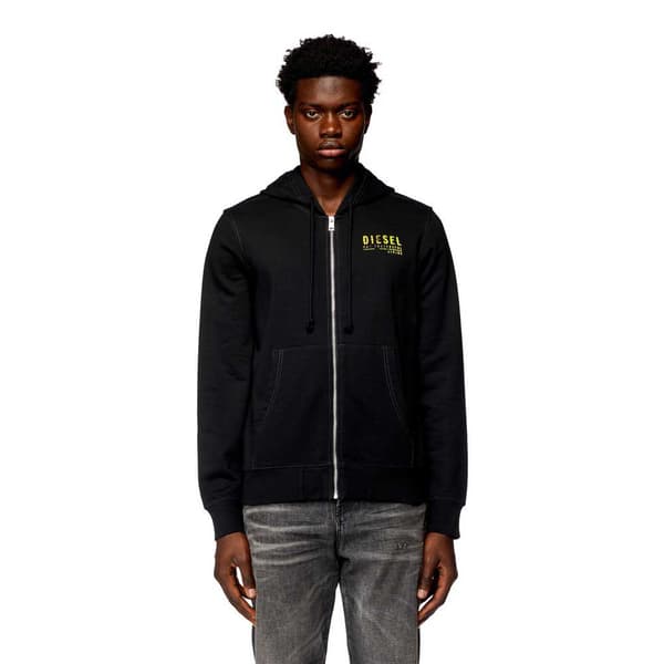 Diesel Ginn K11 Sweatshirt Med Lynlås Sort M Mand