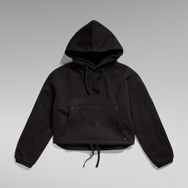 G-star D23888-d425 Hættetrøje Sort L Kvinde