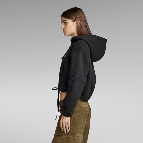 G-star D23888-d425 Hættetrøje Sort L Kvinde