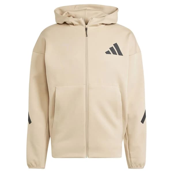 Adidas New Z.n.e Sweatshirt Med Lynlås Beige M / Regular Mand