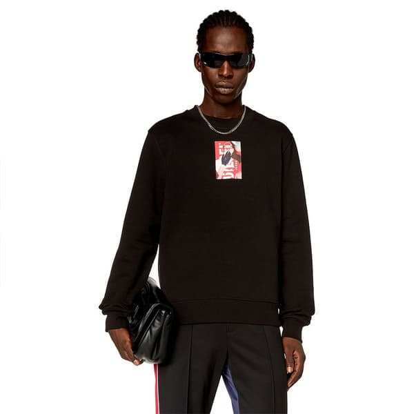 Diesel Ginn N1 Sweatshirt Sort S Mand