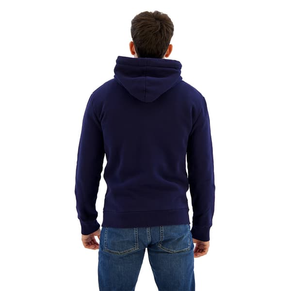 Superdry Gasoline Workwear Graphic Tröja Med Huva Blå XL Man