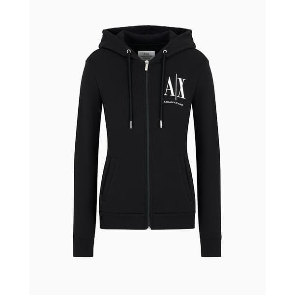 Armani Exchange 8nym22_yj68z Sweatshirt Med Dragkedja Svart XS Kvinna