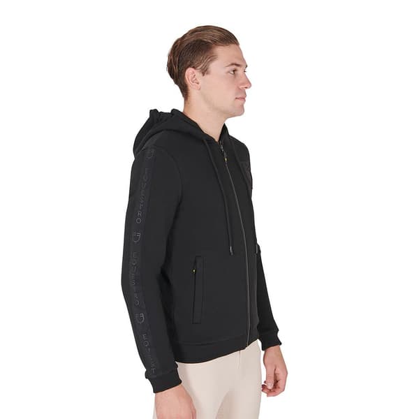 Equestro Inside Fleece Sweatshirt Med Dragkedja Svart L Man