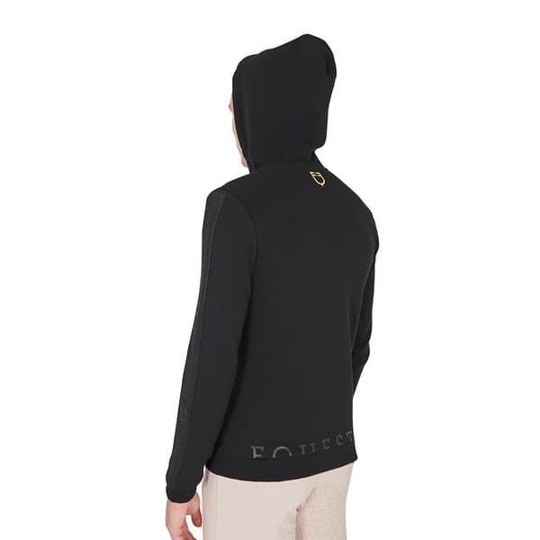 Equestro Inside Fleece Sweatshirt Med Dragkedja Svart L Man