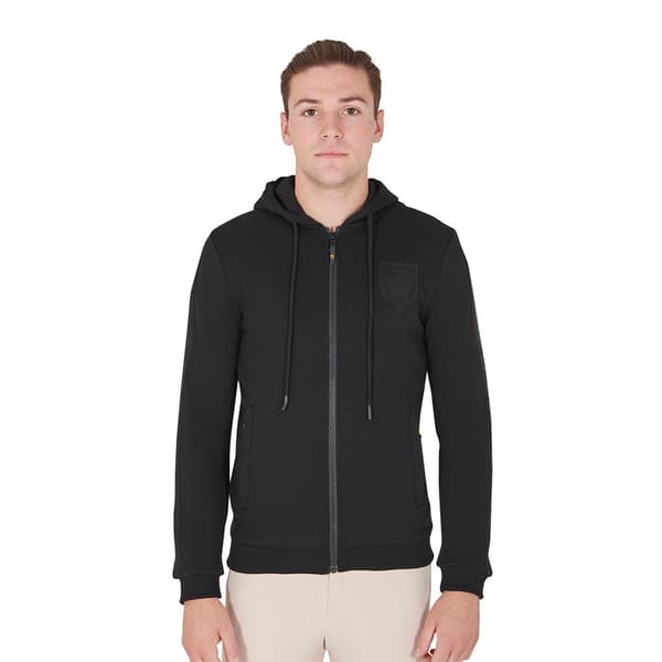 Equestro Inside Fleece Sweatshirt Med Dragkedja Svart L Man