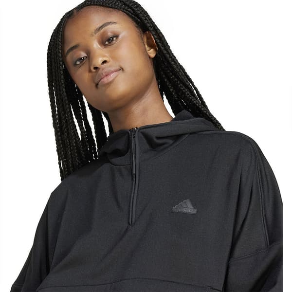 Adidas City Escape Fleece Hættetrøje Sort M Kvinde