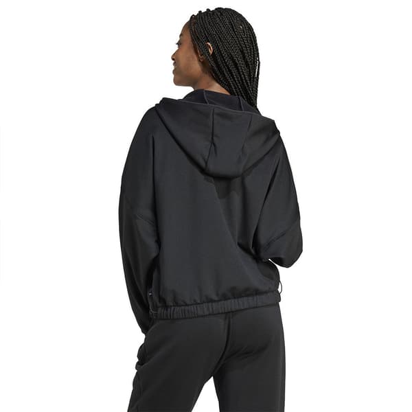 Adidas City Escape Fleece Hættetrøje Sort M Kvinde