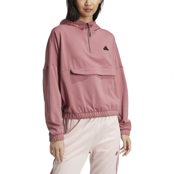 Adidas City Escape Fleece Tröja Rosa M Kvinna
