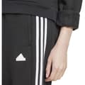 Miniatyrbillede 5 af 5: Adidas Tiro Cut 3 Stripes Fleece Sweatshirt Sort S / Regular Kvinde