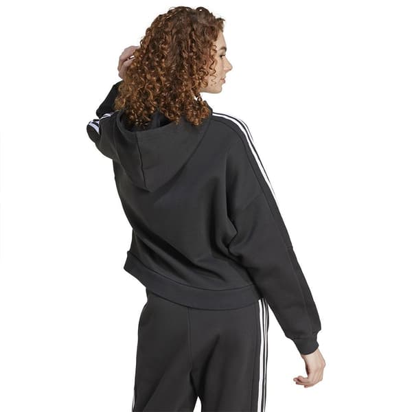 Adidas Tiro Cut 3 Stripes Fleece Sweatshirt Sort S / Regular Kvinde