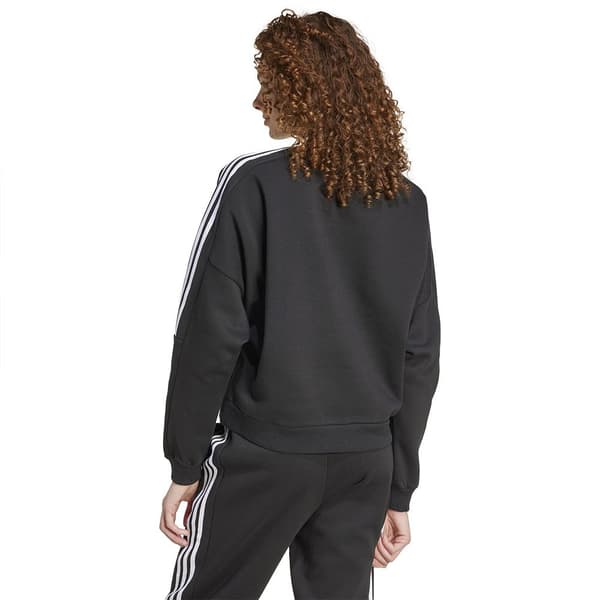 Adidas Tiro Cut 3 Stripes Fleece Sweatshirt Sort S / Regular Kvinde