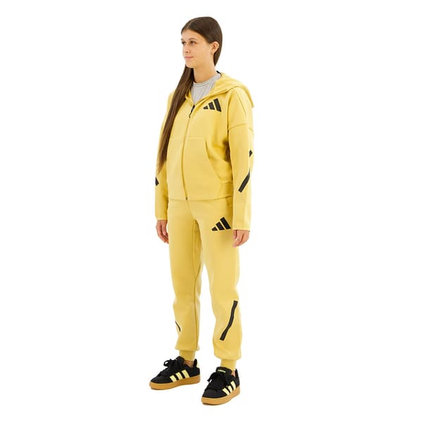 Adidas Z.n.e Sweatshirt Med Lynlås Gul M / Regular Kvinde