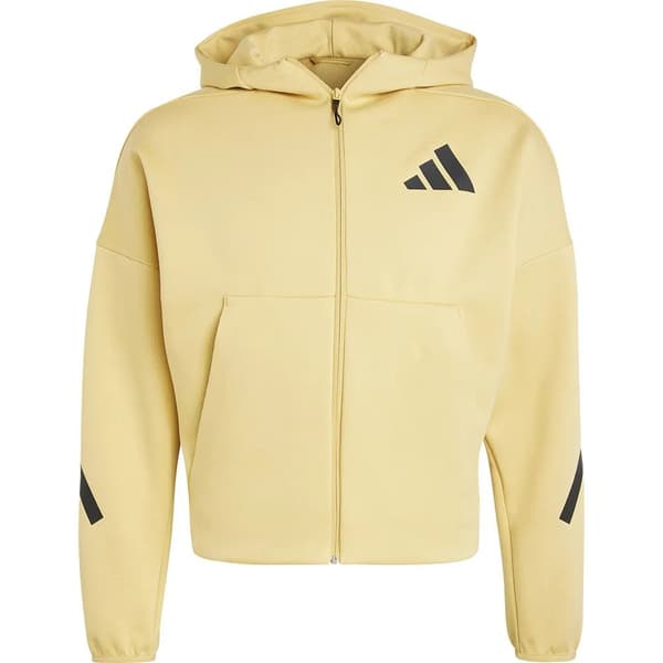 Adidas Z.n.e Sweatshirt Med Lynlås Gul S / Regular Kvinde