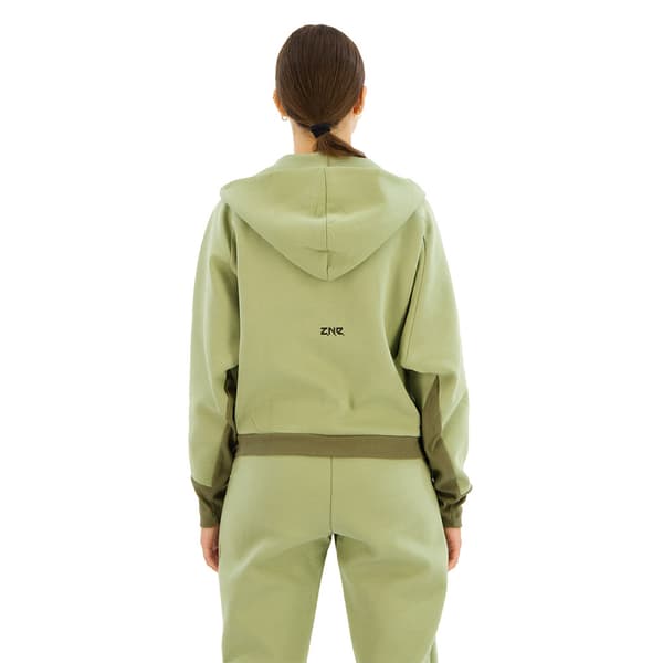 Adidas Z.n.e Kokovetoketjullinen Collegepaita Vihreä M / Regular Nainen