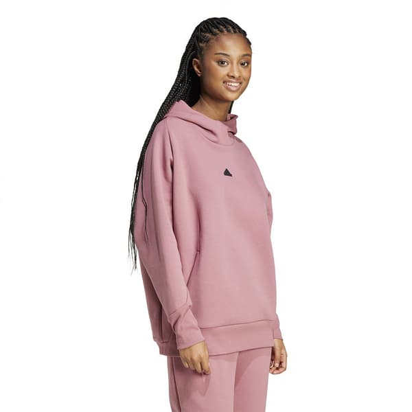 Adidas Z.n.e. Overhead Tröja Med Huva Rosa S / Regular Kvinna