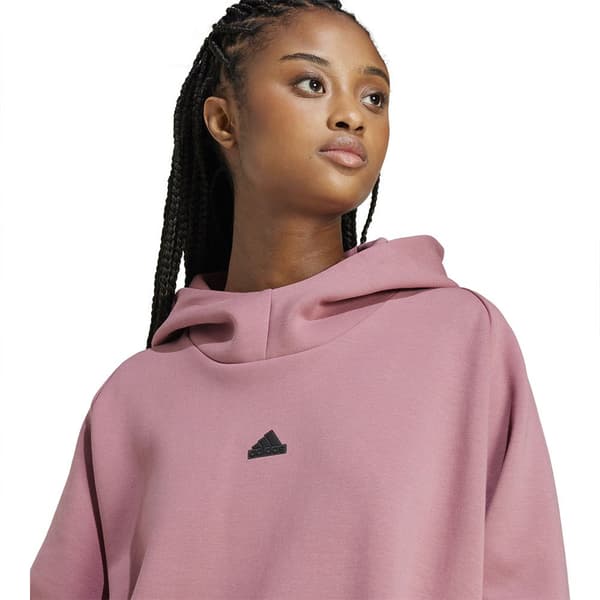 Adidas Z.n.e. Overhead Tröja Med Huva Rosa S / Regular Kvinna
