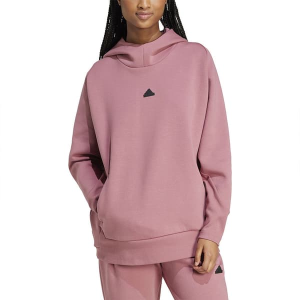 Adidas Z.n.e. Overhead Tröja Med Huva Rosa S / Regular Kvinna