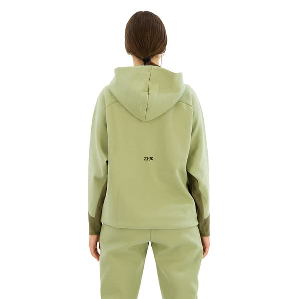 Adidas Z.n.e. Overhead Hættetrøje Grøn M / Regular Kvinde