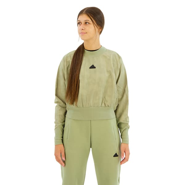 Adidas Z.n.e. Woven Sweatshirt Grøn S Kvinde