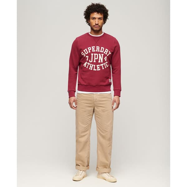 Superdry Athletic Printed Tröja Röd L Man