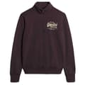 Miniatyrbild 1 av 3: Superdry Classic Vl Graphic Tröja Med Halv Dragkedja Brun XL Man