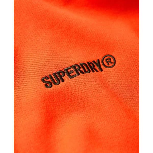 Superdry Micro Logo Graphic Loose Huvtröja Orange L Man
